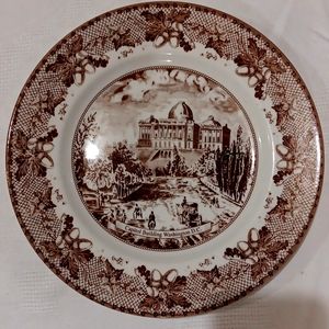 Johnson brothers historic America 8 plates 10 1/2 ins